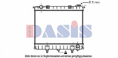 AKS DASIS 370560n -  Радиатор, охлаждение двигателя